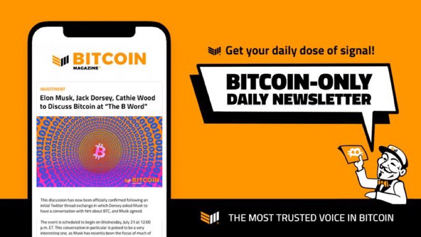 BitcoinMagazine's tweet photo. Your daily dose of #Bitcoin signal 🚨

Bitcoin news &amp; market insights, straight to your inbox.

📨👉 https://t.co/uA3f7t28Vw https://t.co/B95R3akfB7