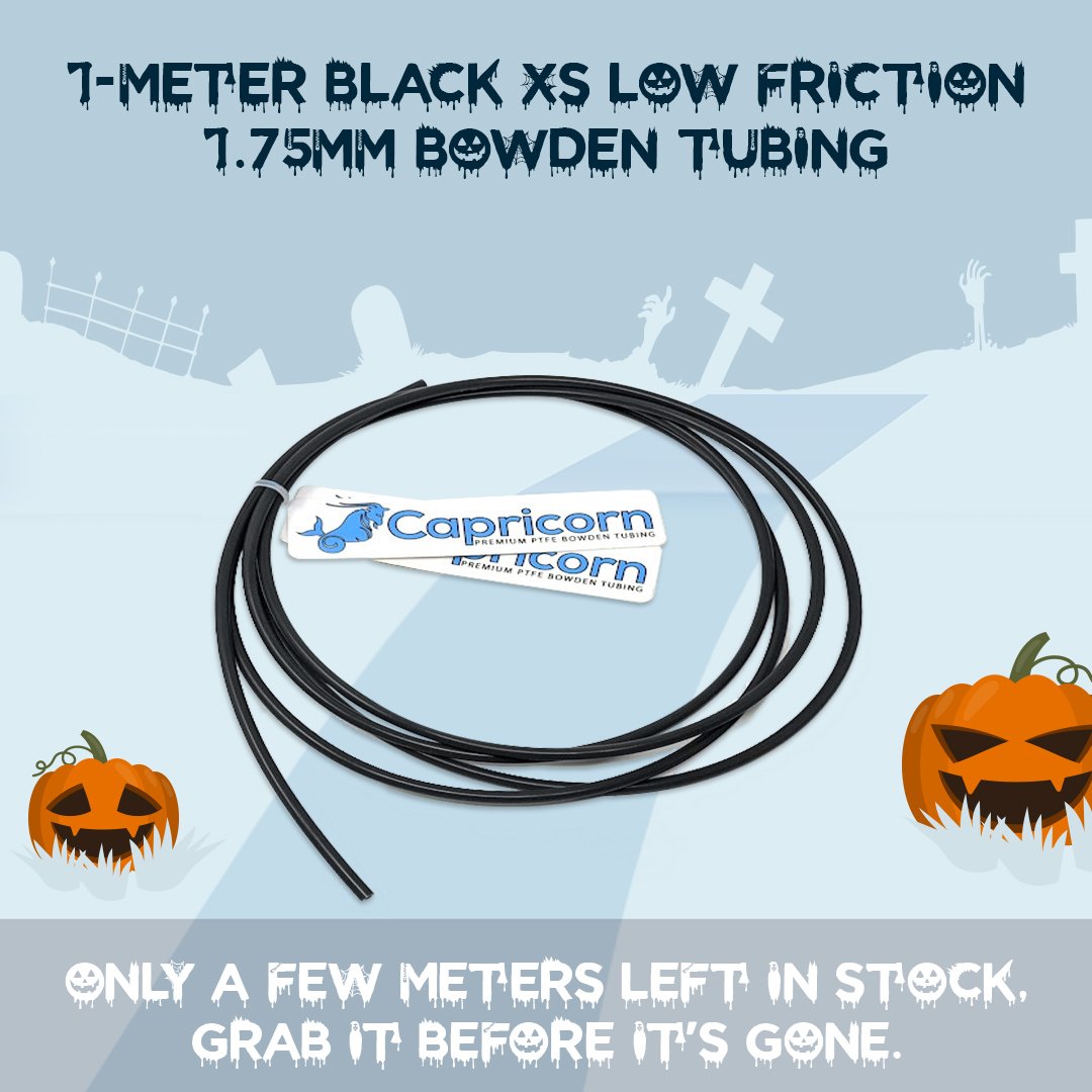 captubes's tweet photo. "Time to get spooky!!! Capricorn Black XS now on sale 10% off for the Spooky season while supplies last." ๐๐
#3D #3dprinting #3dprinted #captubes #capricorn #3Dprints #halloween #discount #halloweendiscount #3dprintermaterial #3Dprints https://t.co/IvoWroPUUN