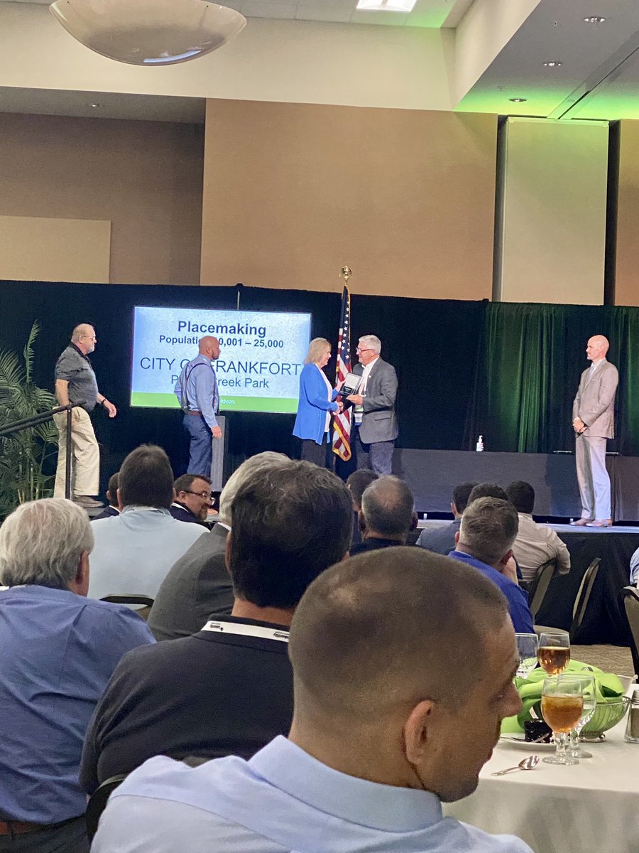 Congratulations <a href="/CityIndiana/">City of Frankfort, Indiana</a> on your 2021 place making award! #AIM2021