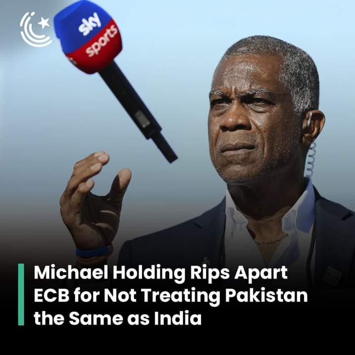 West Indian legend Michael holding
I'm absolutely sure England And New Zealand wouldn't have done that to India what they have done to Pakistan. Because India is rich And powerful, This is Western arrogance.True words from the great ambassador of Cricket.❤️💯
#MichaelHolding