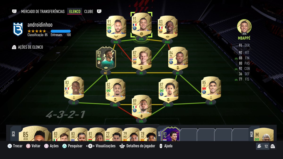 androidinhoo's tweet photo. ✅ Divisão Elite
✅ Verificado competições oficiais
É só o começo! @bwgamingbr
#ThisIsBW #FIFA22 https://t.co/XzzuSTyKgI