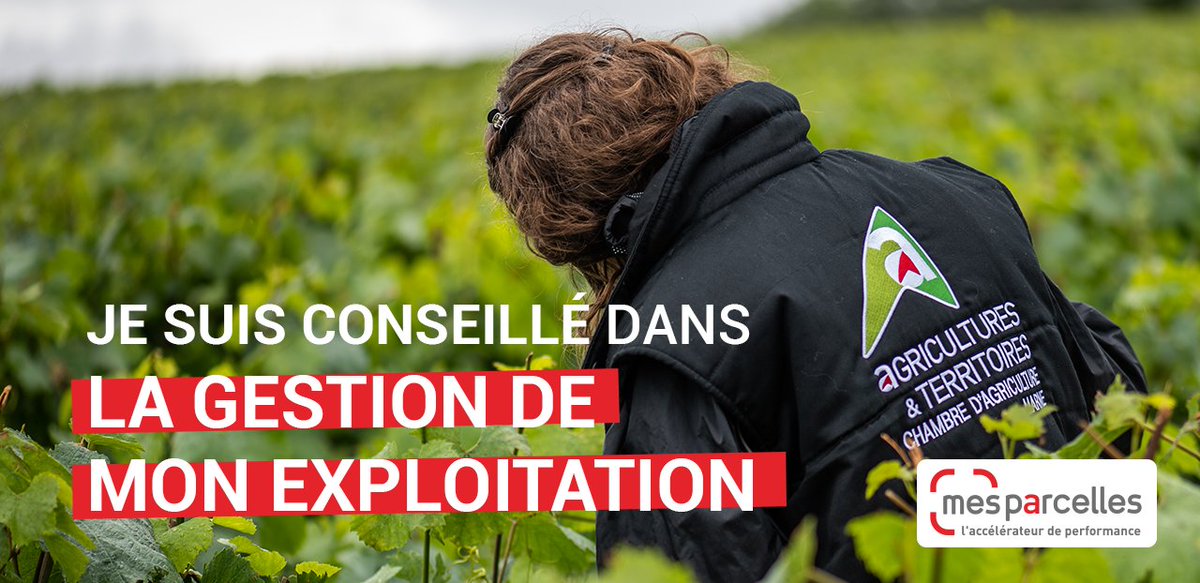 MesParcelles c'est aussi le conseil des Chambres d'agriculture pour m'accompagner dans l'ensemble de mes démarches et suivre au plus près la réglementation et les marchés <a href="/ChambagriFrance/">Chambres d'agriculture France</a>