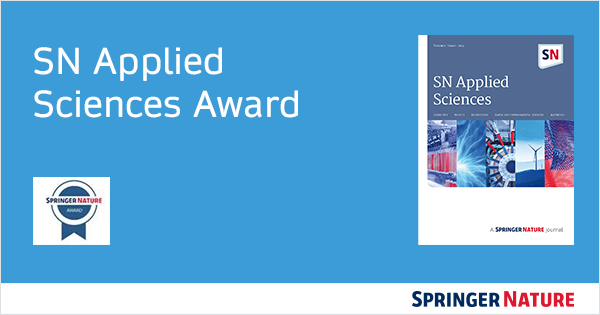 Discover Applied Sciences (@snapplsci) on Twitter photo Congratulations to Prof. Saad Motahhir #usmba for winning the Outstanding Reviewer Award by SN Applied Sciences!
bit.ly/2Yn8tpn
#snas <a href="/SpringerEng/">Springer Engineering</a> Congratulations to Prof. Saad Motahhir #usmba for winning the Outstanding Reviewer Award by SN Applied Sciences!
bit.ly/2Yn8tpn
#snas <a href="/SpringerEng/">Springer Engineering</a>