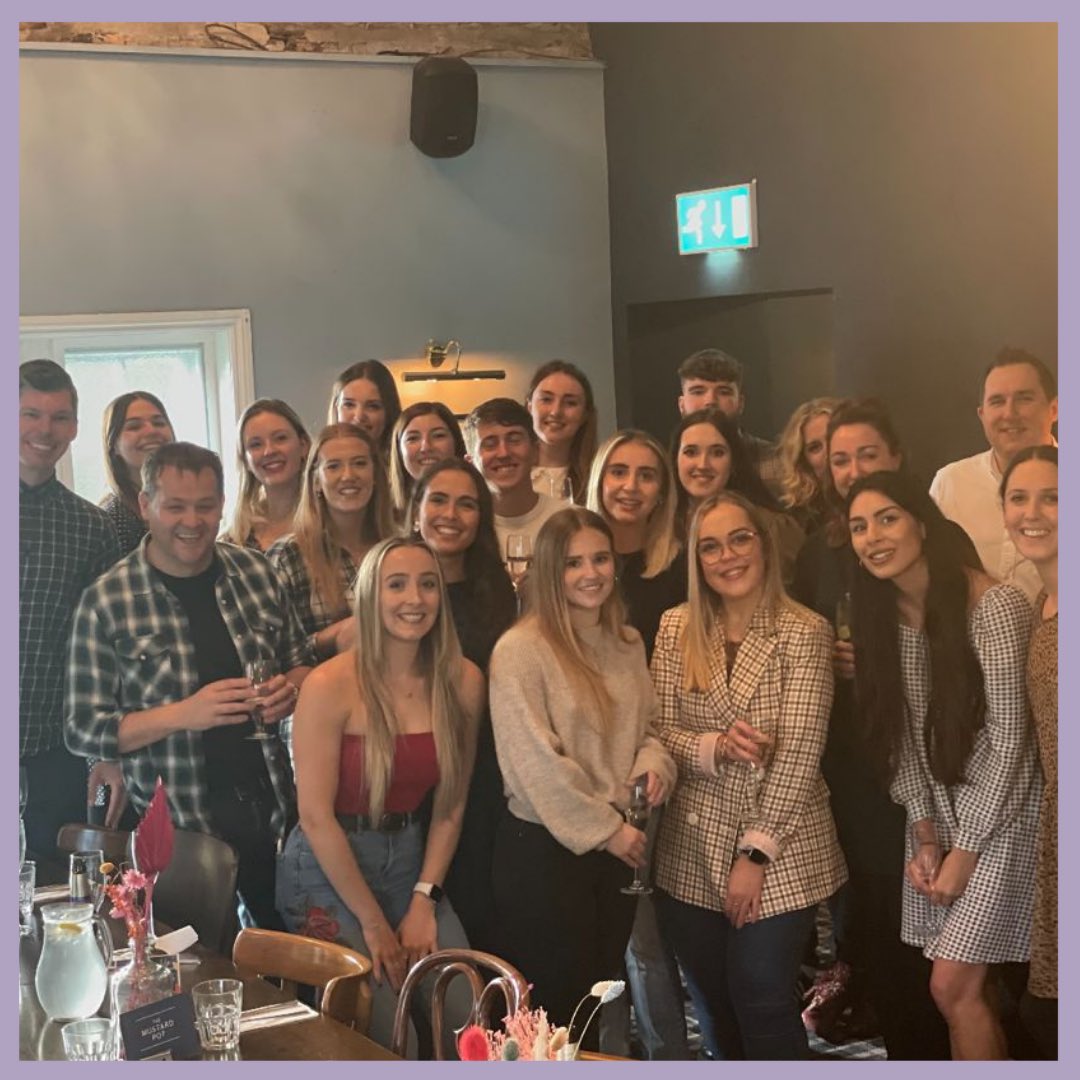 ProhibitionPR's tweet photo. We’re all ready for the @CIPRYorksLincs #PrideYL awards - the first time almost the whole team has been together since pre-pandemic! ✨🥳 https://t.co/XD6BzSrOhR