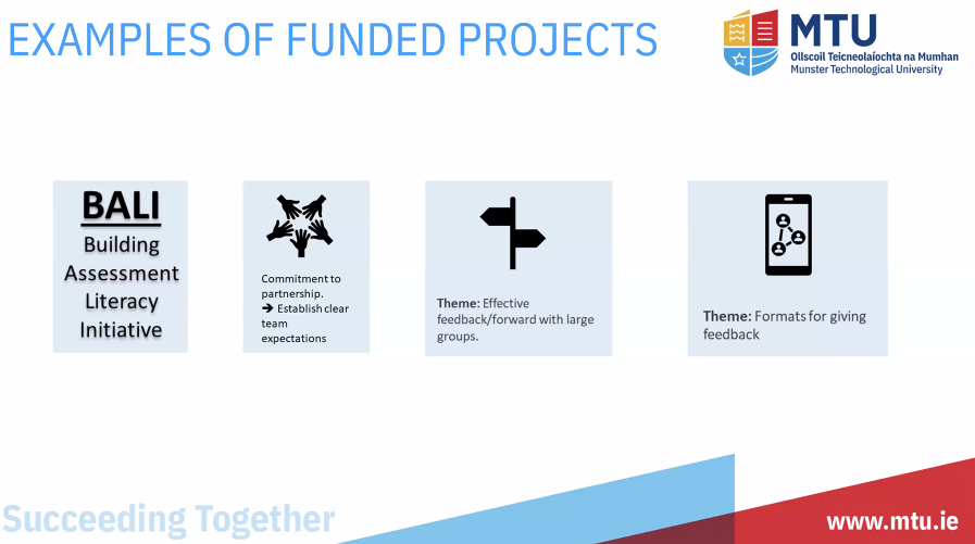 wcarey's tweet photo. Now @jimfromcork shares @TLU_MTU #SATLE2019 #SATLE2020 projects at #NFStudentSuccess @ForumTL launch.
Central to all projects (and more!) was co-production and partnership between students and staff. #partnershipvalues #studentengagement
Thanks to so many who made this possible https://t.co/S9EwOWKJVP