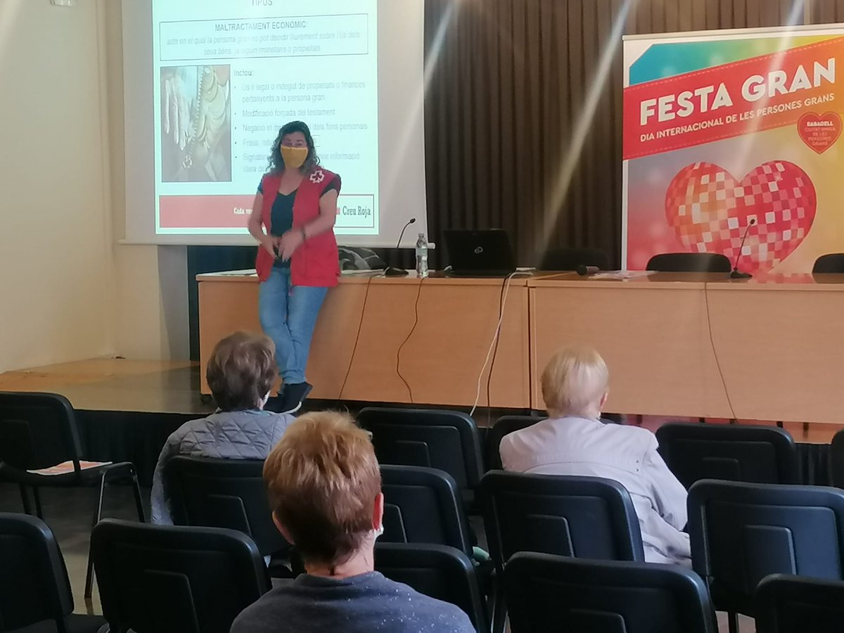 La coordinació amb les companyes del territori de Creu Roja <a href="/CreuRojaSBD/">Creu Roja Sabadell</a> <a href="/CreuRojaCAT/">Creu Roja Catalunya</a> i els #VoluntarisCreuRoja son fonamentals per fer sensibilització del projecte #BonTracteCR #BuenTratoCRE pel territori. Gràcies #MontseMedina per #NoInvisibilitzarAlMaltractament.