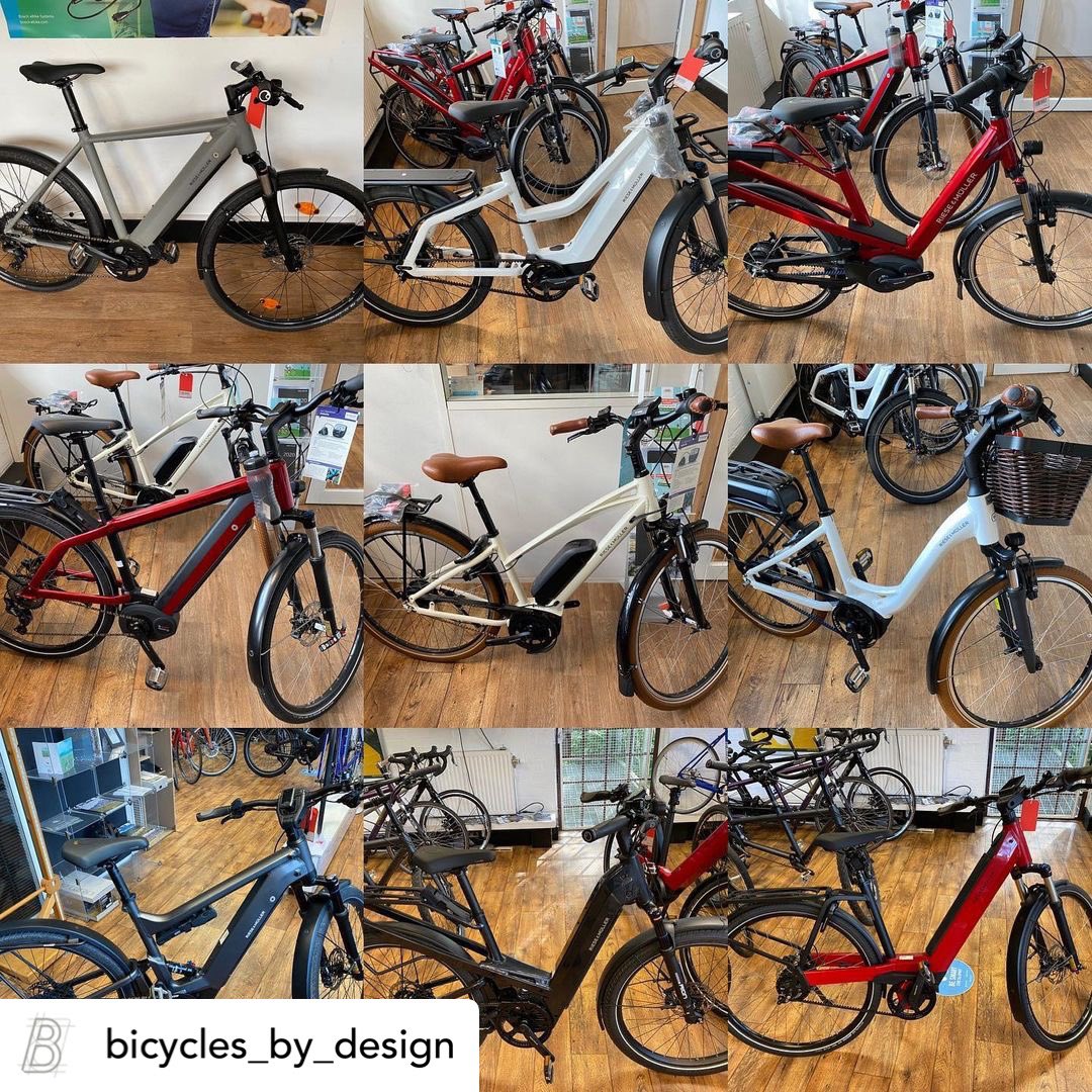 MaxBikesPR's tweet photo. @bicycles_by_design have an amazing array of Riese &amp; Muller ebikes to demo! If you’re thinking of trying an ebike then drop them a line…they have a bike for you! #bicycle #ebike #ironbridge #shropshire #Cycling #cyclinglife #ironbridgegorge @riesemuller https://t.co/MOKgBPMyc1