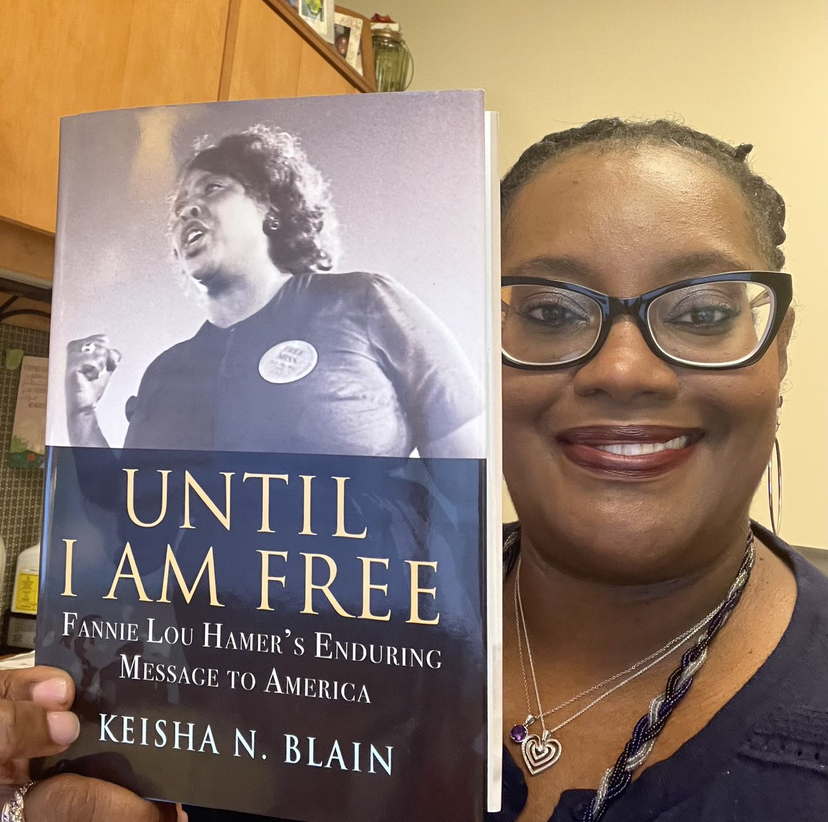 DCBunnie's tweet photo. @MadisonSiriusXM @KeishaBlain I’ve got my copy of #untiliamfree Thank you @MadisonSiriusXM and @KeishaBlain. https://t.co/2WOXrU8Vsc
