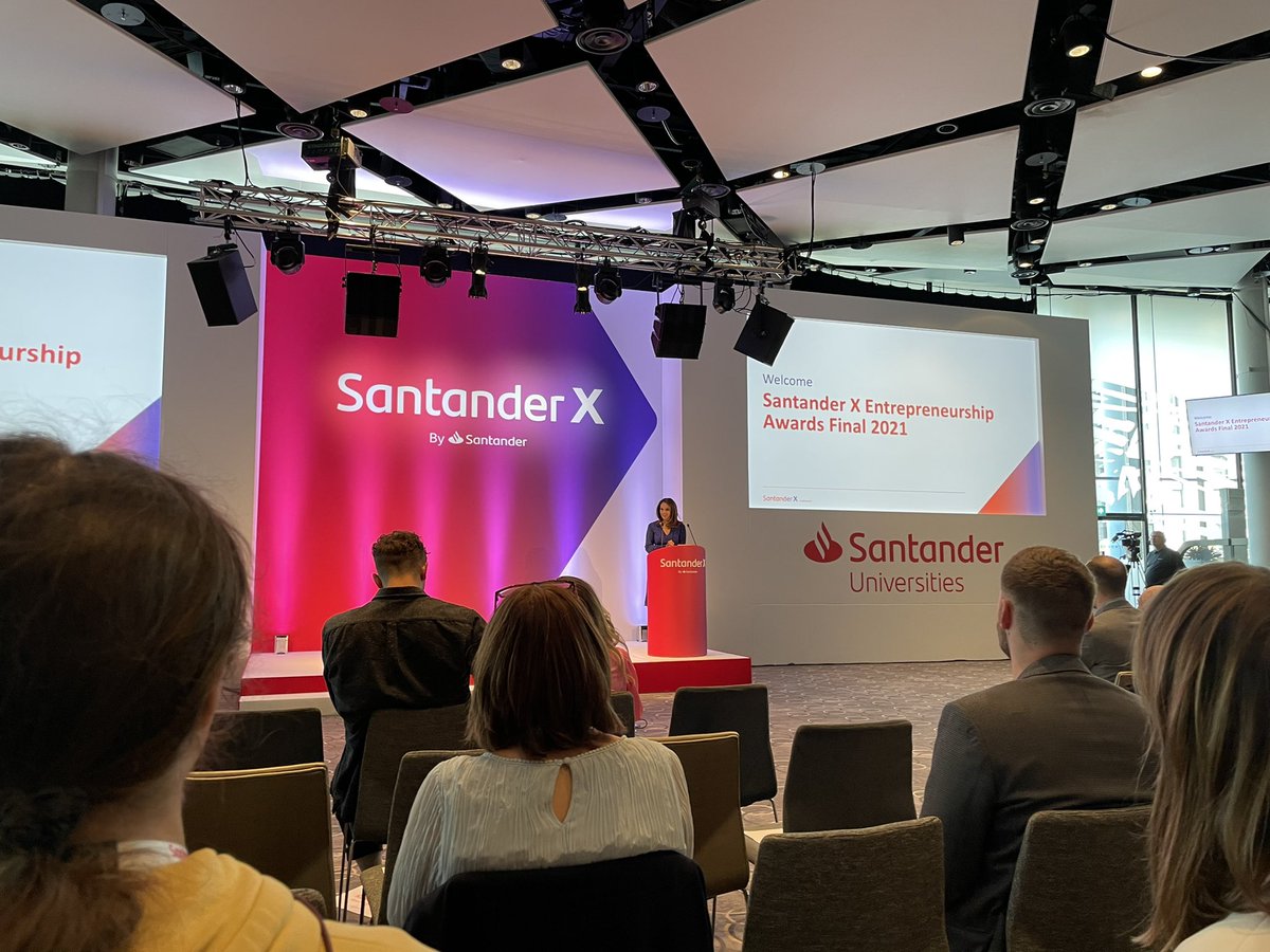 Delighted to be at the #Santanderxscaleup awards at Wembley Stadium. Some very nervous entrepreneurs about to pitch for £75k of business support!!!