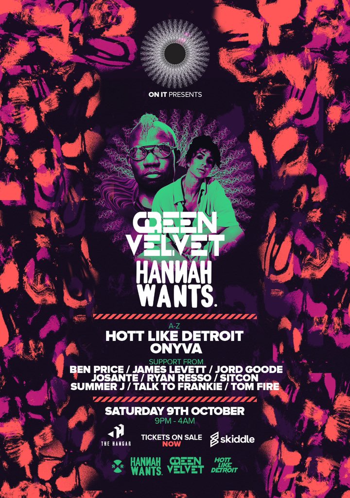 Buzzing for this! I’ll be playing <a href="/HangarVenue/">The Hangar</a> in Wolves alongside some top local names warming things up for <a href="/hannah_wants/">Hannah Wants</a> &amp; <a href="/GreenVelvet_/">Green Velvet</a> 🔥 This is big for the city! Drop me a message for tickets.