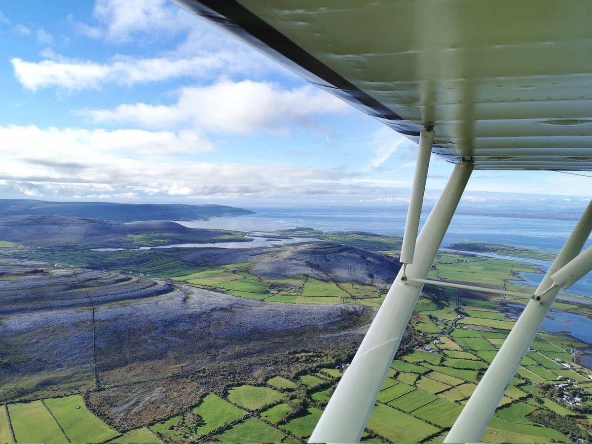 The wealth that is the #Burren and #GalwayBay, unfiltered in this #WingViewWednesday