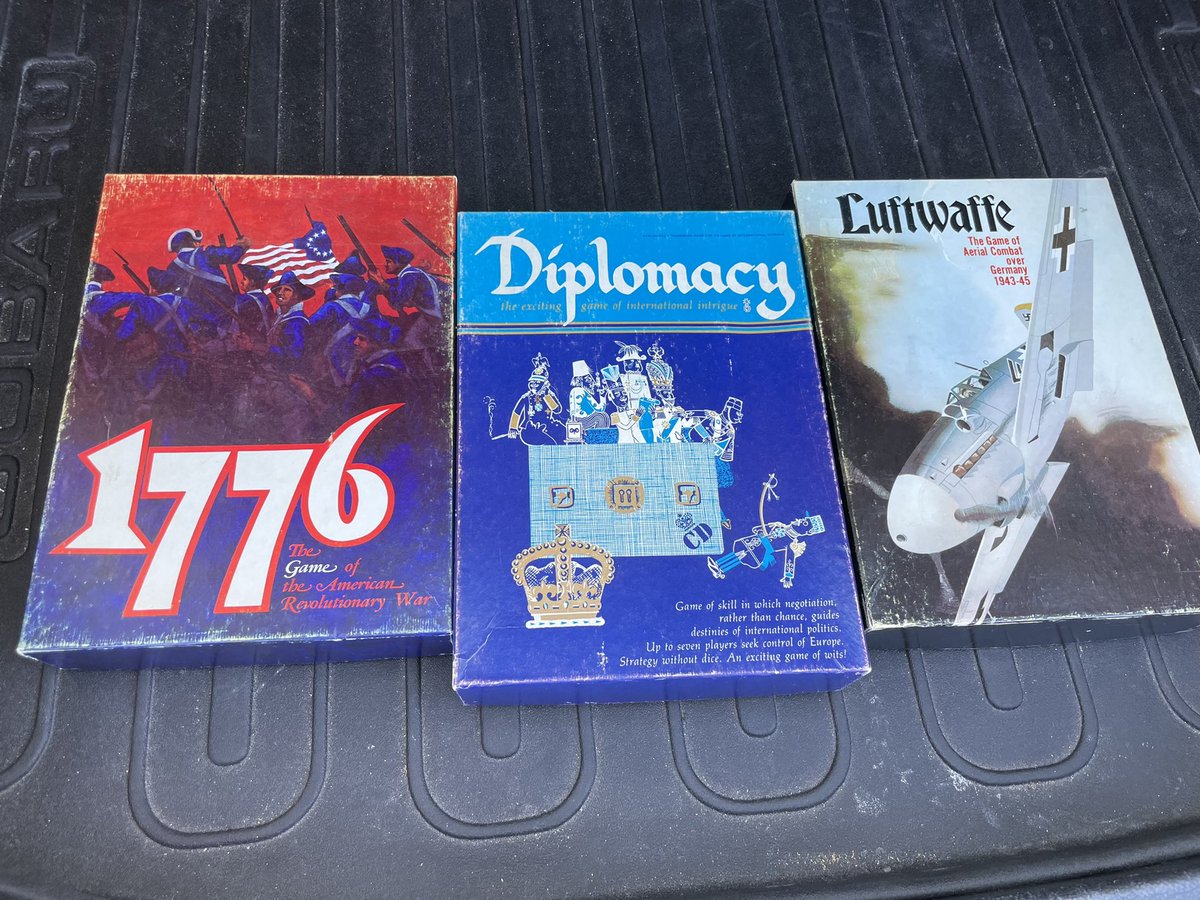 My boss found out I love board games and gave me his old <a href="/AvalonHill/">Avalon Hill Games</a> Book Case collection. Which one should I play first!?