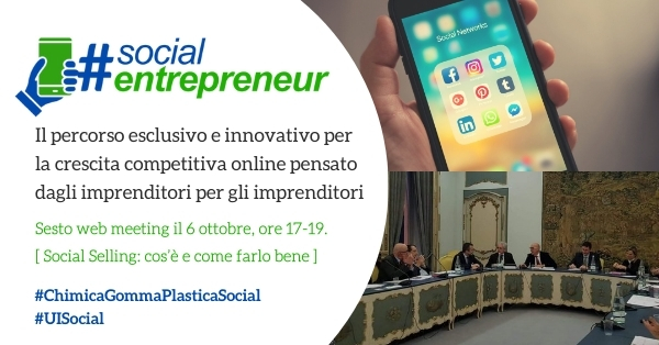 robyromeroUITo's tweet photo. Al via il 6° web meeting di #SocialEntrepreneur 📱 Scopriremo cos'è il Social Selling e che il web è un mercato di conversazioni che genera relazioni e (poi) vendite👍Lo faremo con imprenditori #Chimica e #Gommaplastica di @UITORINO e l'aiuto di @strutturafine 📱#UISocial https://t.co/MUGYoqWP6Z