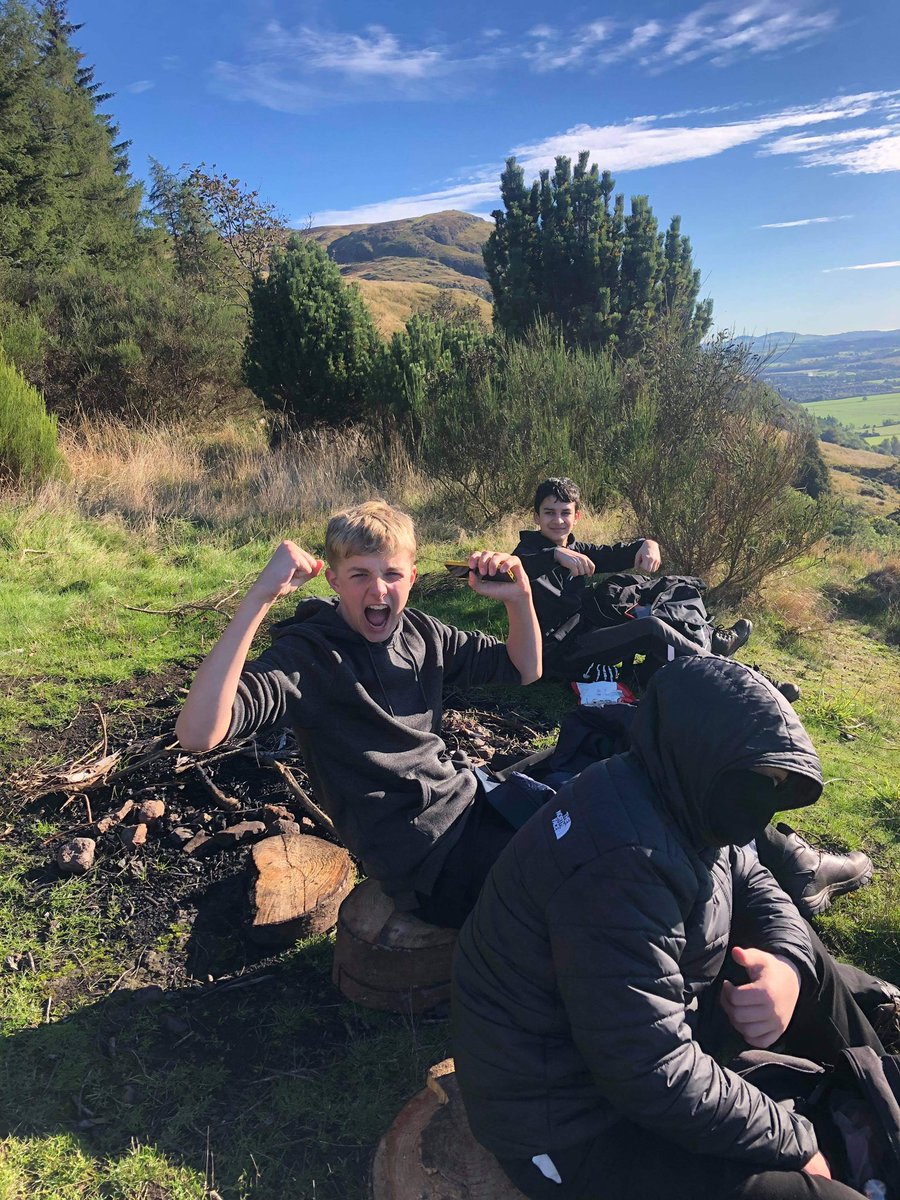 TheCloud_GHS's tweet photo. Our S2 group had a wonderful day with Mrs Forbes and the outdoor education team. The views look stunning and it’s brilliant to see big smiles after a long day of hill walking. Teamwork, communication and resilience was key to success!

@GHSfalkirk 
#nurture #outdooreducation https://t.co/E4mIVRuYdv
