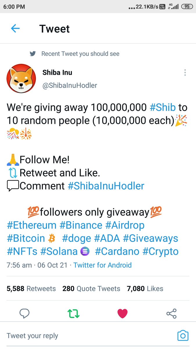 KoningjoyN's tweet photo. @ShibaInuHodler #ShibaInuHodler
My Shiba Inu wallet address:- 0x8b990934Cb9657bC8a7c24feeBb8Df04F8c32a8B https://t.co/o0wXYFUFLm