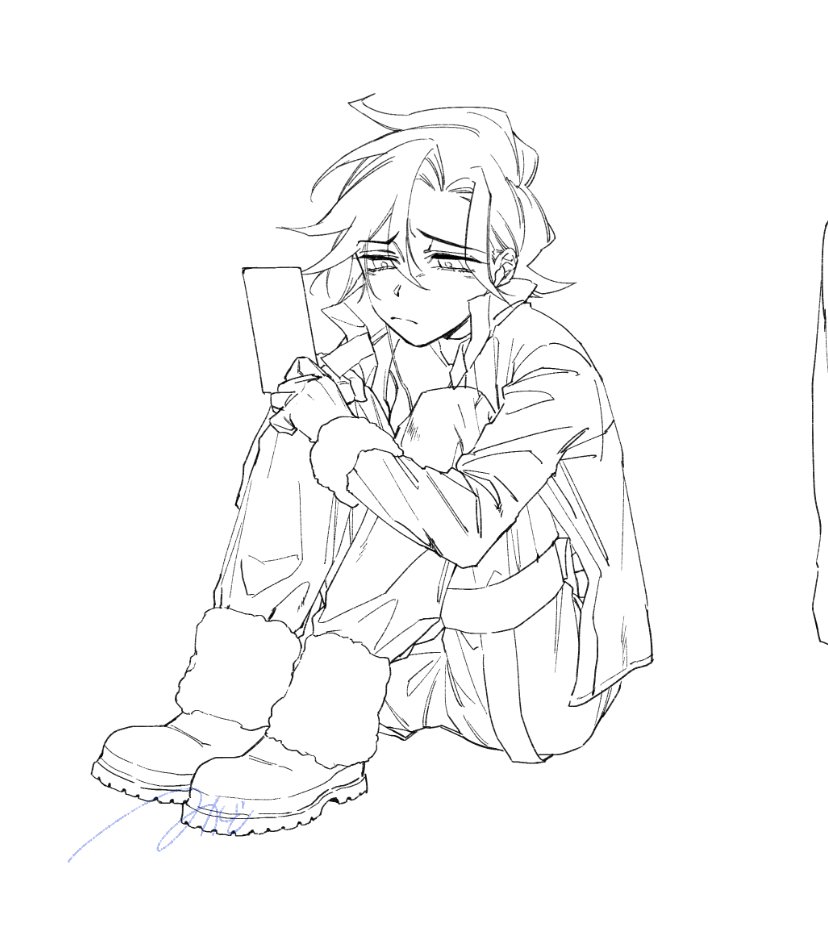 これはよみちゃんの線画 
