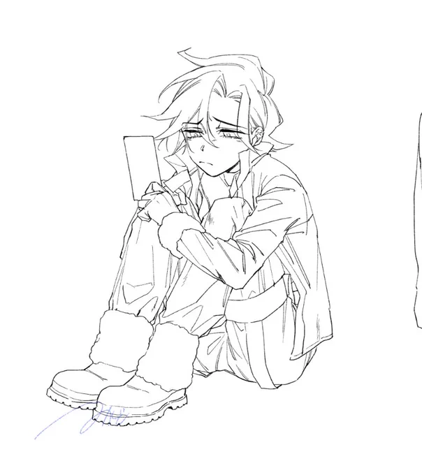 これはよみちゃんの線画 