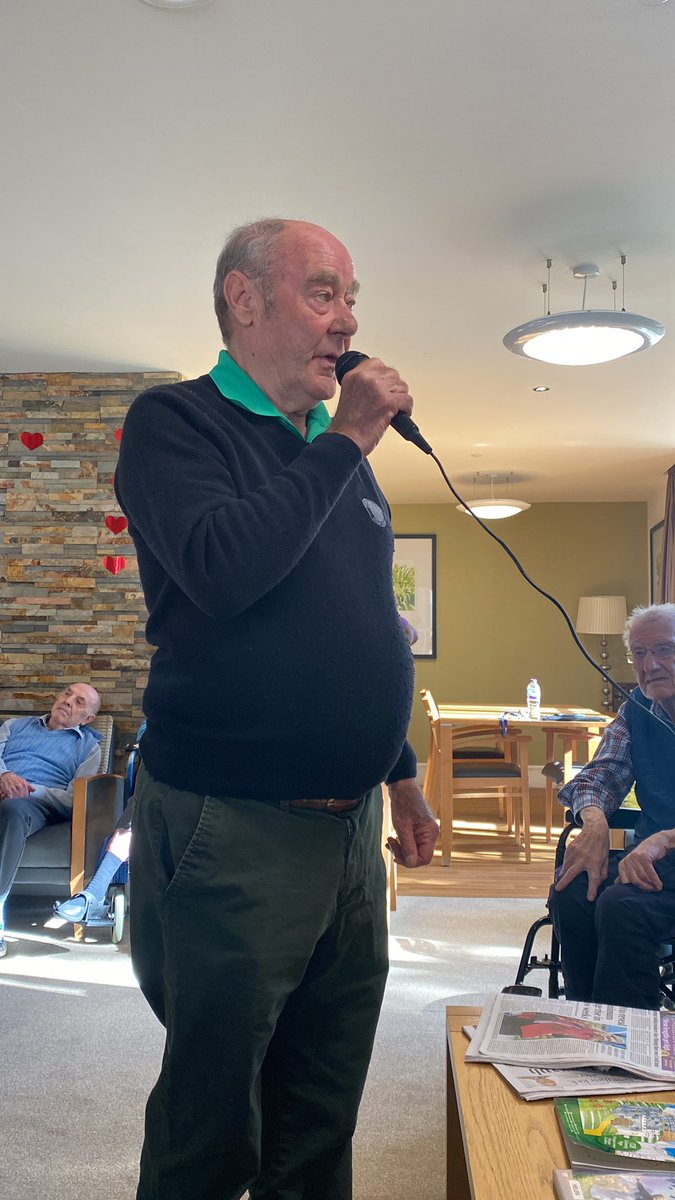 WestHallSurrey's tweet photo. #BirchLodge had an eventful morning today, from our sensory 🌈room, to a good old song song 🎤 #carehome #care #happyliving #lighta #sing #dance #music #omi https://t.co/fLi1q6wuha