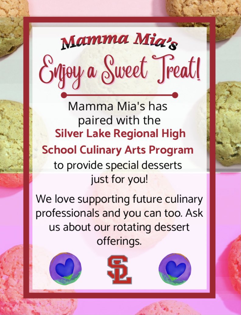 Culinary Arts partnering with Mamma Mia’s - at a location near you!