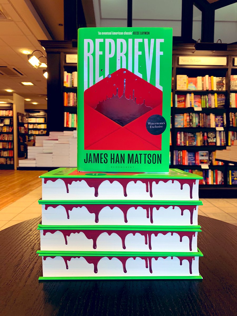 Bluewaterstones's tweet image. 😱😱😱😱😱😱😱#Reprieve @jhmattson @BloomsburyBooks