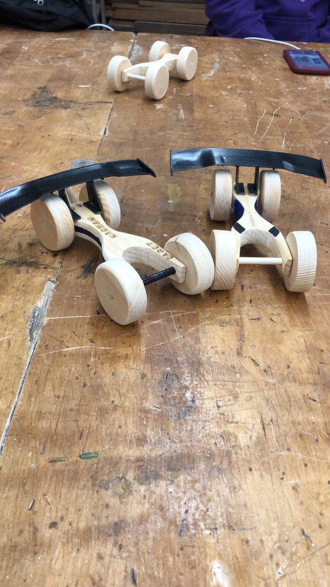 Period 1A race co-champions. Jason Florencio and Young King Packy. Plus most creative with Logan Roman and Matt Carey #D1Woodshop <a href="/FazioSally/">Mrs. Fazio 💜</a> @OliveriVP @VPMasarik1 <a href="/Mr_Bill_OB/">Mr. Bill</a>