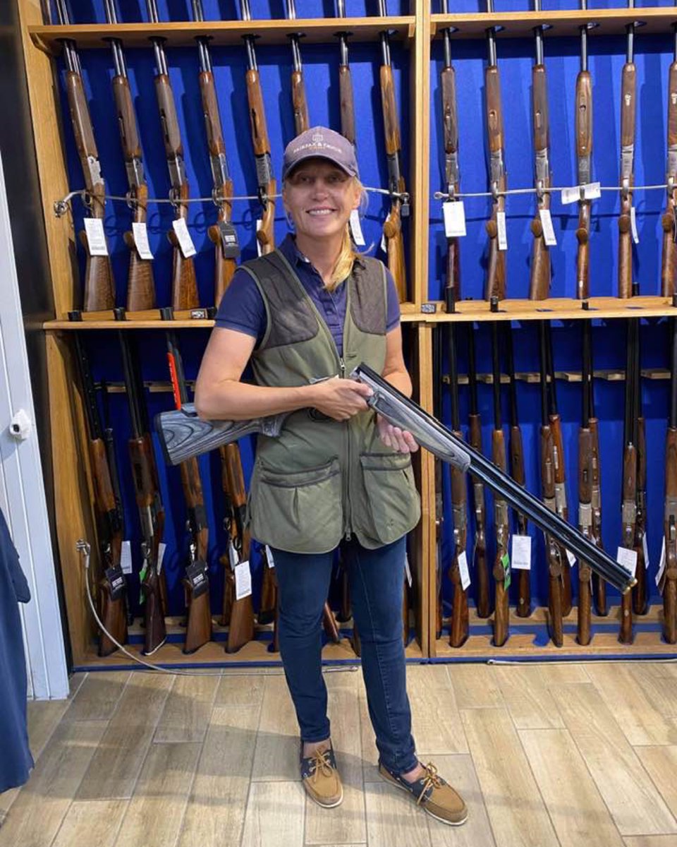 Christine G. from the fantastic "Care for Veterans" charity visited us a week ago to collect her new Browning B525 Laminate, success followed with a win on her second outing. 

Thank you Christine and congratulations. 

#southdowngunclub #gunsales #southdown #shooting #browning