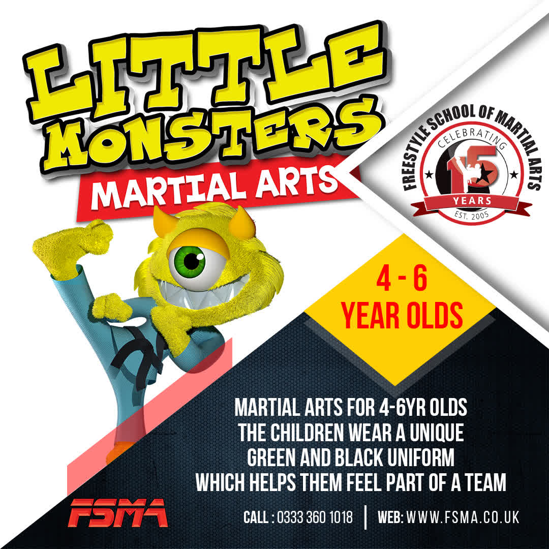 fsmauk's tweet photo. Our Little Monster program is a unique class that teaches Martial Arts for 4-6year olds, they wear a unique green and black uniform which helps them feel part of a team – they love the fun and excitement that takes place in each class. https://t.co/z8LbrPSAFp