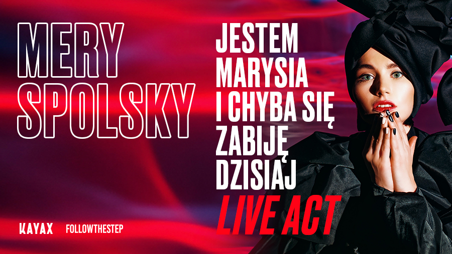 Myśleliście, że na książce się skończy? 🙊 <a href="/mery_spolsky/">meryspolsky</a>  odsłania kolejne karty marysiowego uniwersum i zaprasza publiczność na wyjątkowy LIVE ACT. Bilety w sprzedaży już od jutra od 12:00!

#JestemMarysiaIChybaSięZabijęDzisiaj