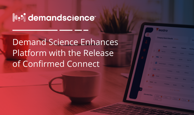 DemandScience's tweet photo. It's been Confirmed. Time for you to Connect. Demand Science has some exciting news! https://t.co/c0OdIJHp3j #demandscience #leadiro #leadgen https://t.co/n2UA2kvgv2