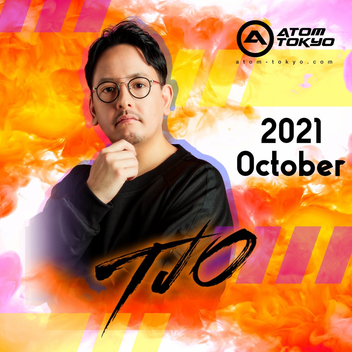 atom_tokyo_info's tweet photo. 10/6 ATOM TOKYO Wednesday
 @TJO_DJ19 @djsone_jpn https://t.co/gFV7PpabDF
