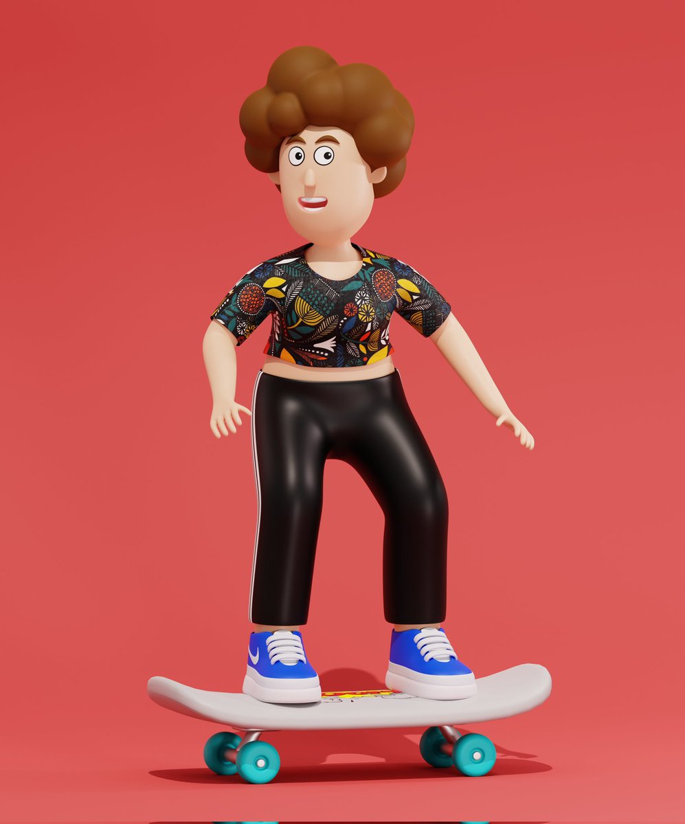 vishlbhardwaj's tweet photo. Skateboarding is fun 🛹.
.
#blender #blender3d #blenderrender
#blendercommunity #3d #digitalartwork #designer #3dillustrator #illustration #design #characterdesign #characterillustration https://t.co/qW5EJVxaBm