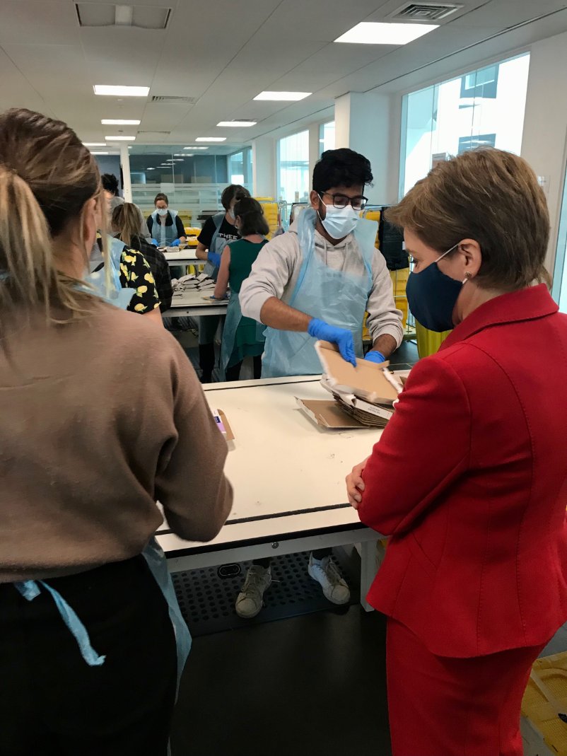 University of Glasgow on Twitter "Delighted to First Minister