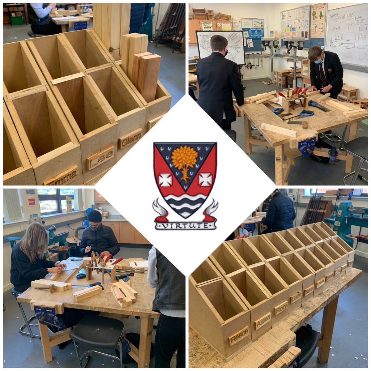 S3 WOODWORKING SKILLS class producing some great work. Storage Unit complete, developing their carcase joints. Great job team! 👍🏻🪚