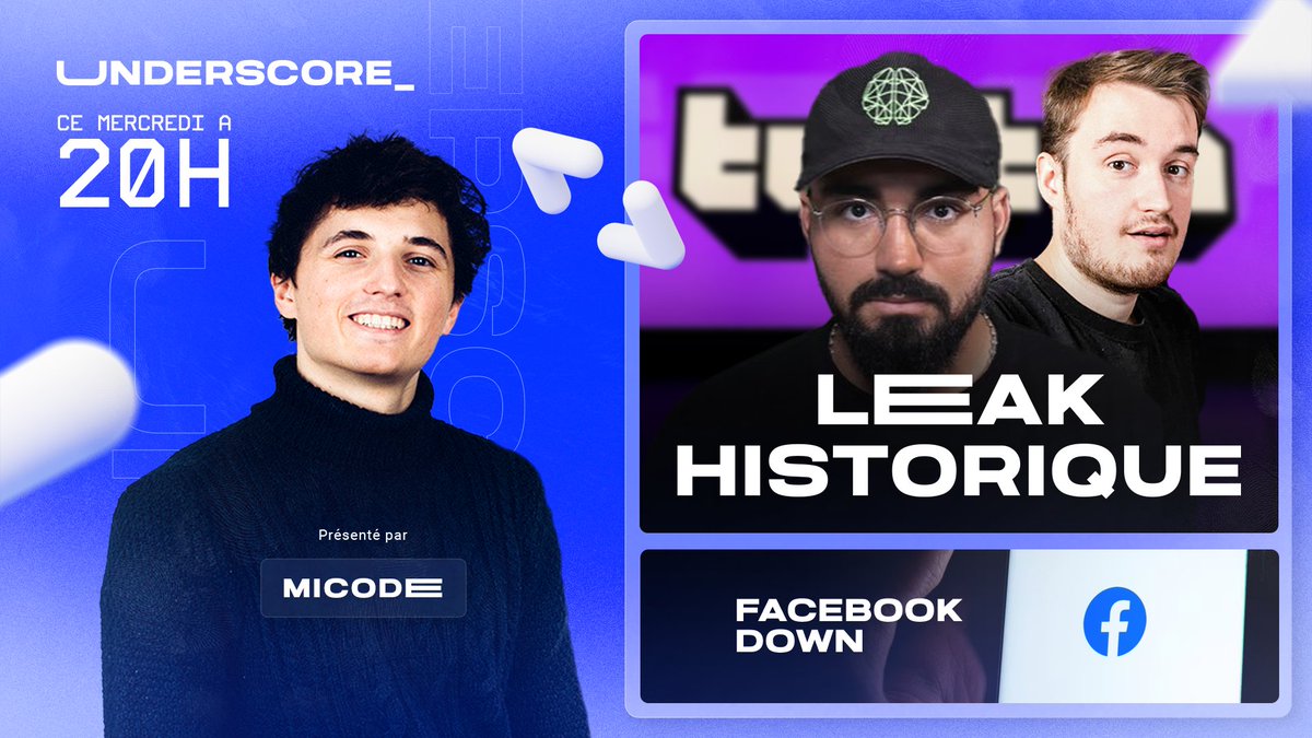 UnderscoreTalk's tweet photo. ⚠️GROS CHANGEMENT DE PROGRAMME⚠️

Suite au *tout petit* incident de Twitch, une émission de dernière minute avec @Hardisk et @DFintelligence aura lieu ce soir.

On vous dira tout ce qu'on sait 🧐

Le rendez-vous ne change pas : ce soir à 20h sur https://t.co/WANUM6074m https://t.co/qZMIqXuHya