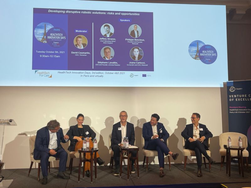 ecentialrobot's tweet photo. eCential Robotics was thrilled yesterday to attend the @HTID_Paris
@StephaneLavalle, eCential Robotics CEO, had meaningful discussions about surgical robotics take-off and presented eCential Robotics.
#HTID3 #innovation #medtech #robotics #surgicalrobotics #roboticsurgery https://t.co/MHj7U2mO1F