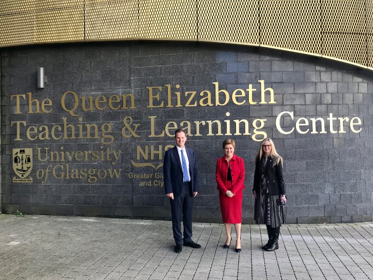 University of Glasgow on Twitter "Delighted to First Minister