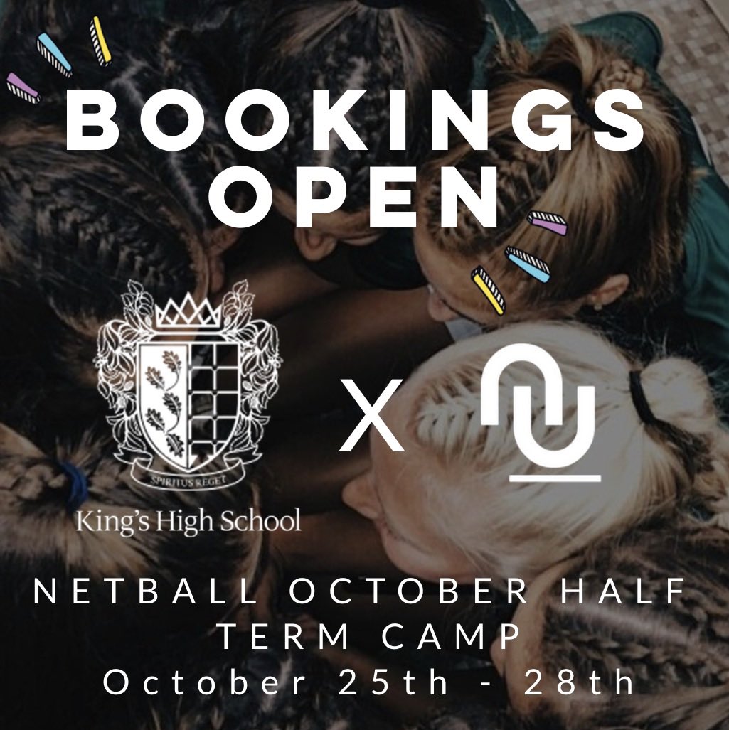 This October half term we are coming to <a href="/KHSSport/">KHS Sport</a>, Warwick for a 4 day NETU masterclass!! 🥳
Join us on the 25th - 26th (yr 5-8) and 27th - 28th (yr 9-13) for a jam-packed camp lead by current elite netballers 🤩 head to our website shop at netufitness.com/netufitness to book! 💪