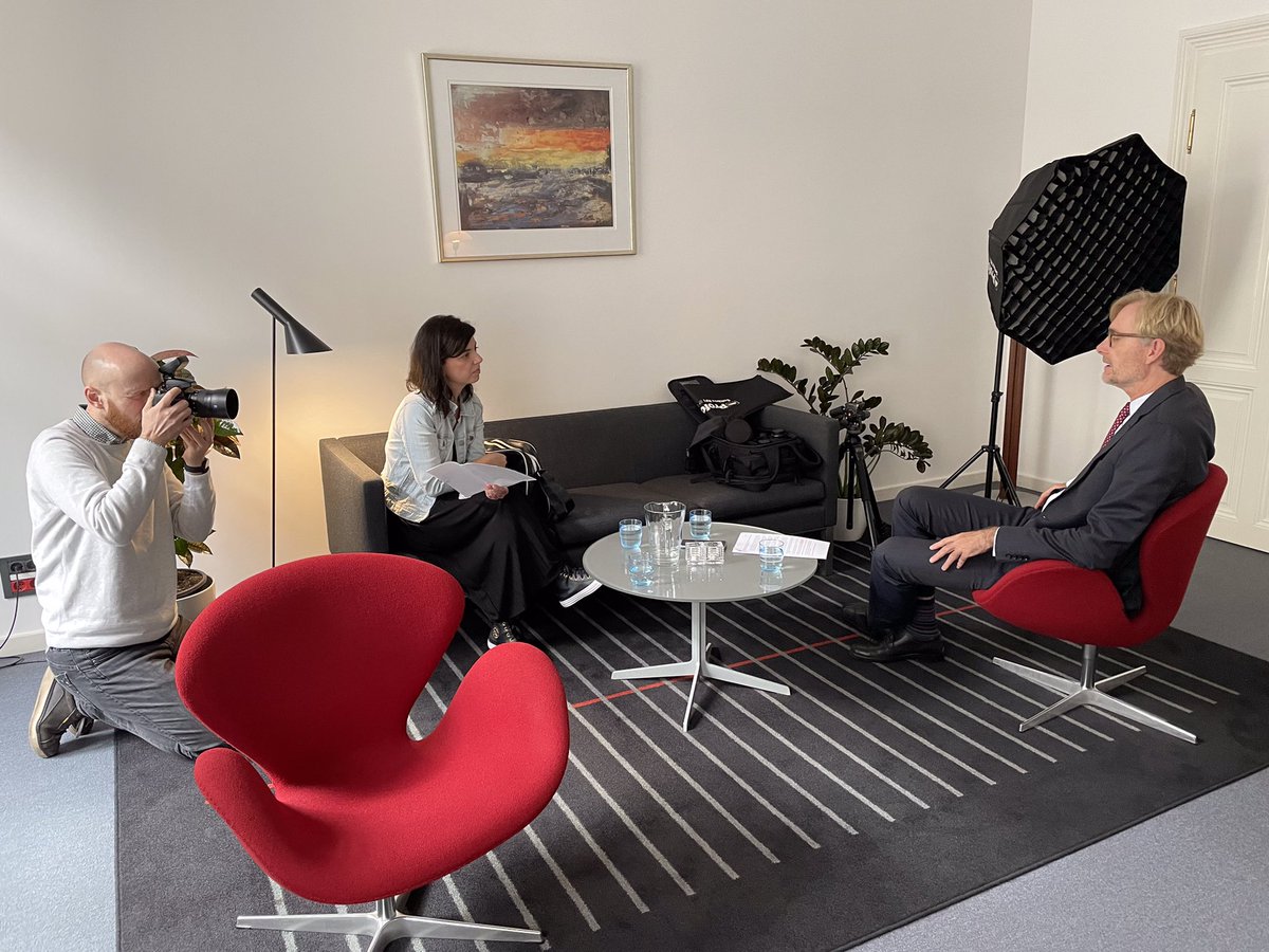 DKAmbCroatia's tweet photo. Just concluded my first interview🎤📸✒️ with the press after being accredited to 🇭🇷. Stay tuned as it will be published shortly @TelegramHR #diplomacy #denmarkincroatia @DanishMFA @Statsmin https://t.co/bu7KByn3IQ