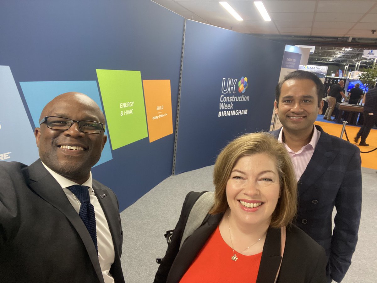 AbisogunOBE's tweet photo. In and out at #UKCW2021 where I/we shook it all about 😃 with industry colleagues ⁦@ConstructionHL⁩ and ⁦@constructcoach⁩ at ⁦@UK_CW⁩ _ talking all things #DEI / #ED&amp;I; after all it’s #BHM2021 - ⁦@DCS_Leaders⁩ https://t.co/NjFFVNW0Ml