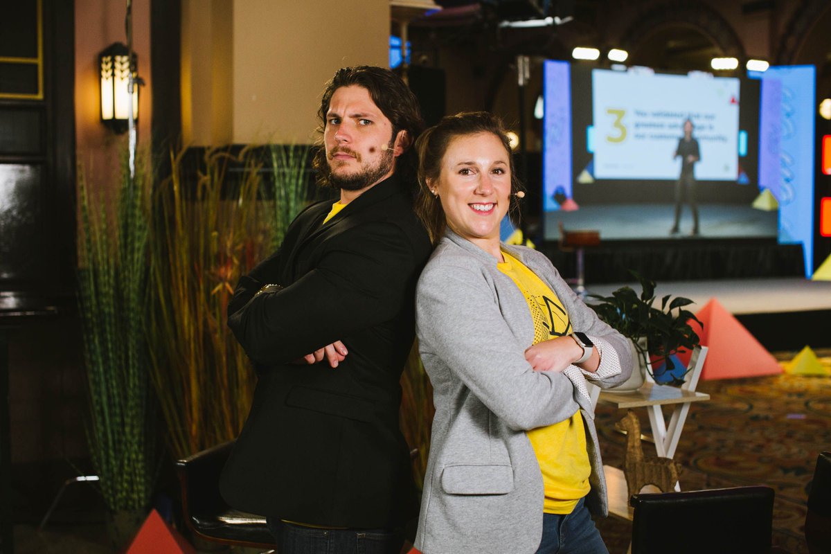 lessonly's tweet photo. Back-to-back breakout sessions starting right now! ⏰  

If you're joining us, share with the class—what are you looking forward to at Yellowship today? 🍎

#yellowship21 https://t.co/xkKqFI7an3
