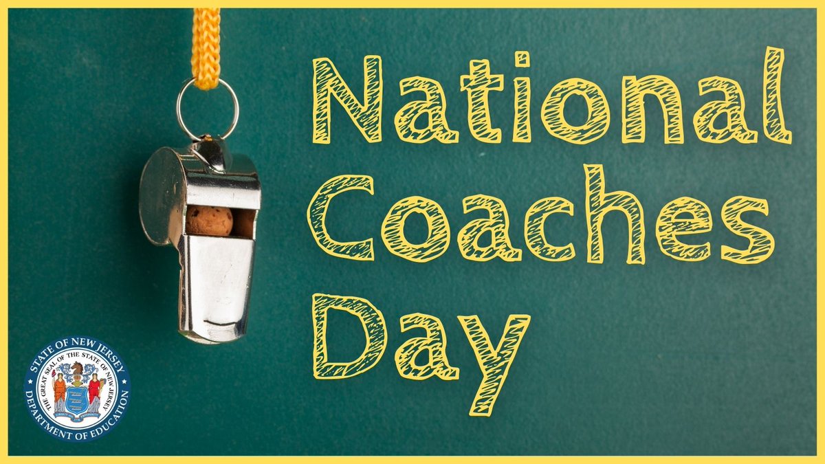 Happy #NationalCoachesDay to every instructor, mentor, and trainer throughout New Jersey!