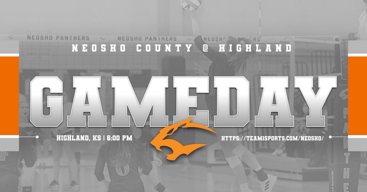 GoNeosho's tweet photo. Tune in tonight at 6pm as the Panthers take on the Scotties of Highland! #gosho #vbislife🏐🏐 https://t.co/Tm5S7DnaTV