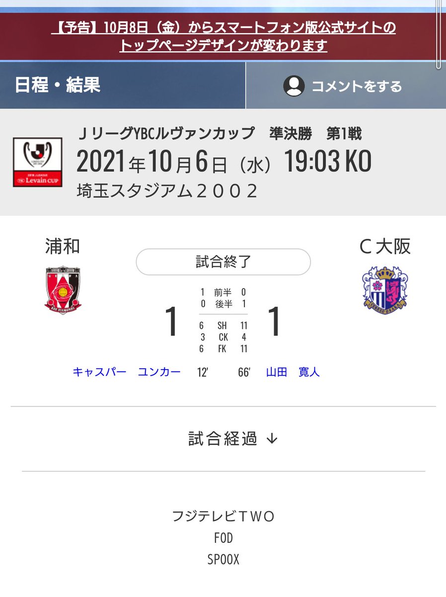 JLEAGUECHAMPION's tweet photo. 今年49回目のサッカー観戦、今日は #埼スタ でルヴァン杯準決勝第1戦 #レッズvsセレッソ を観ました。結果は1対1の引分でしたが、10日に大阪で第2戦があり、何か180分の試合の前半だけ観て途中で帰るみたいで、とても中途半端で欲求不満感の残る印象で終ってしまいました。#Jリーグ #レッズ #般若β https://t.co/DypxUZxT27