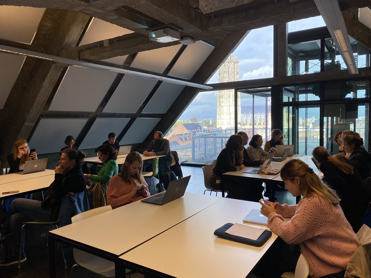 iLearn_VL's tweet photo. Workshop with a view! Tijd voor de laatste sessies! #digiwijs https://t.co/5ov4YGrDmd