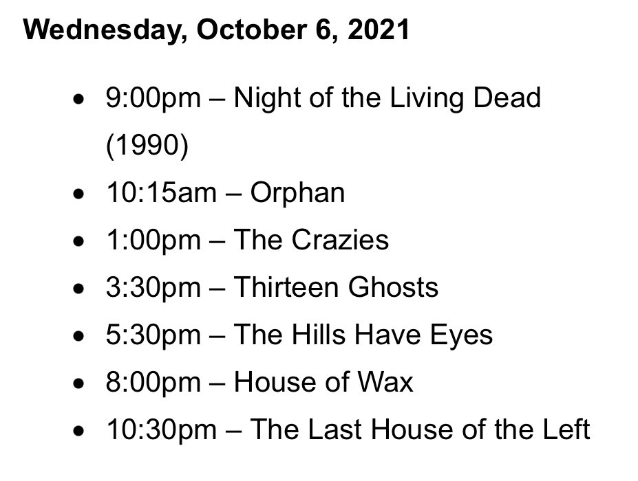 AMCFearFest's tweet photo. Today on #AMCFearFest 🎃👻 https://t.co/Rz1uOd81yO