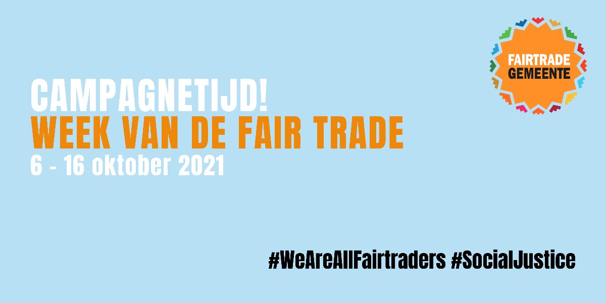 1..2...3... START #weekvandefairtrade! 10 dagen tal van Fair Trade activiteiten in meer dan 200 #fairtradegemeenten. Ga op avontuur en leer een nieuw product kennen en werk zo mee aan een eerlijke én duurzame wereld. #weareallfairtraders