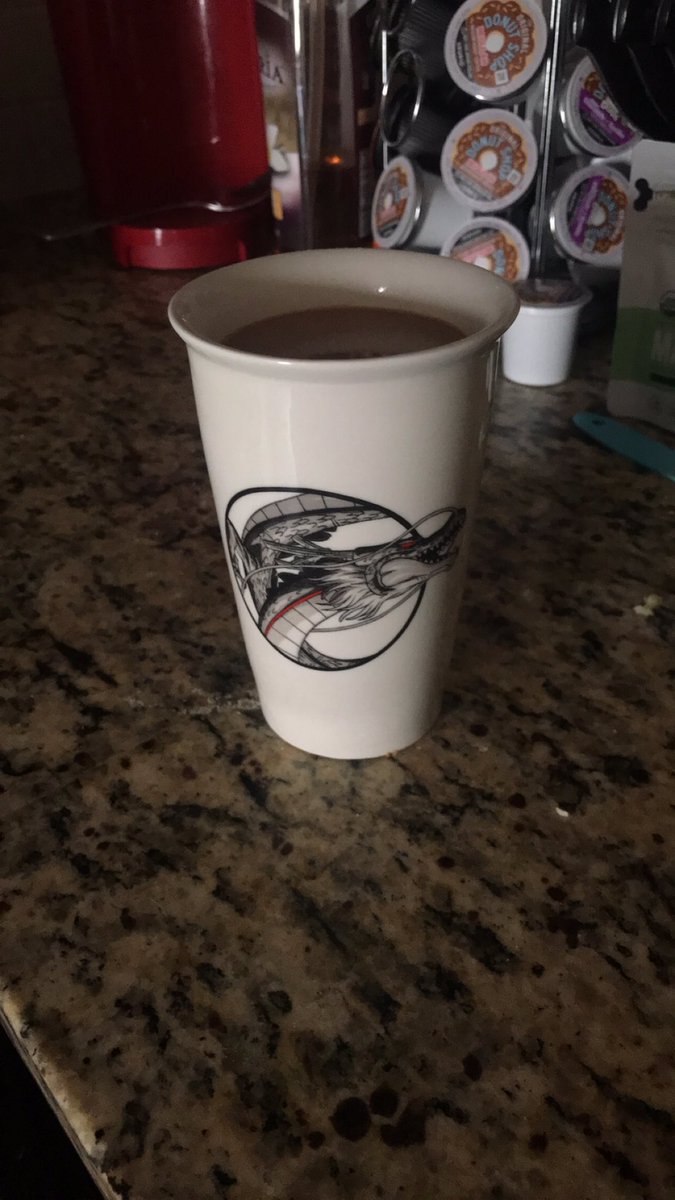 Crowleyk0h's tweet photo. I am an adult. 
I am a functioning member of society. 
Who writes smut for strangers on the internet. 
Drinking coffee from his favorite DBZ mug. #smutwriter #fanficwriter #overgrownchild #shipperfromhell #dbzfanboy #coffeeappreciationpost https://t.co/FvSWf1iXLl