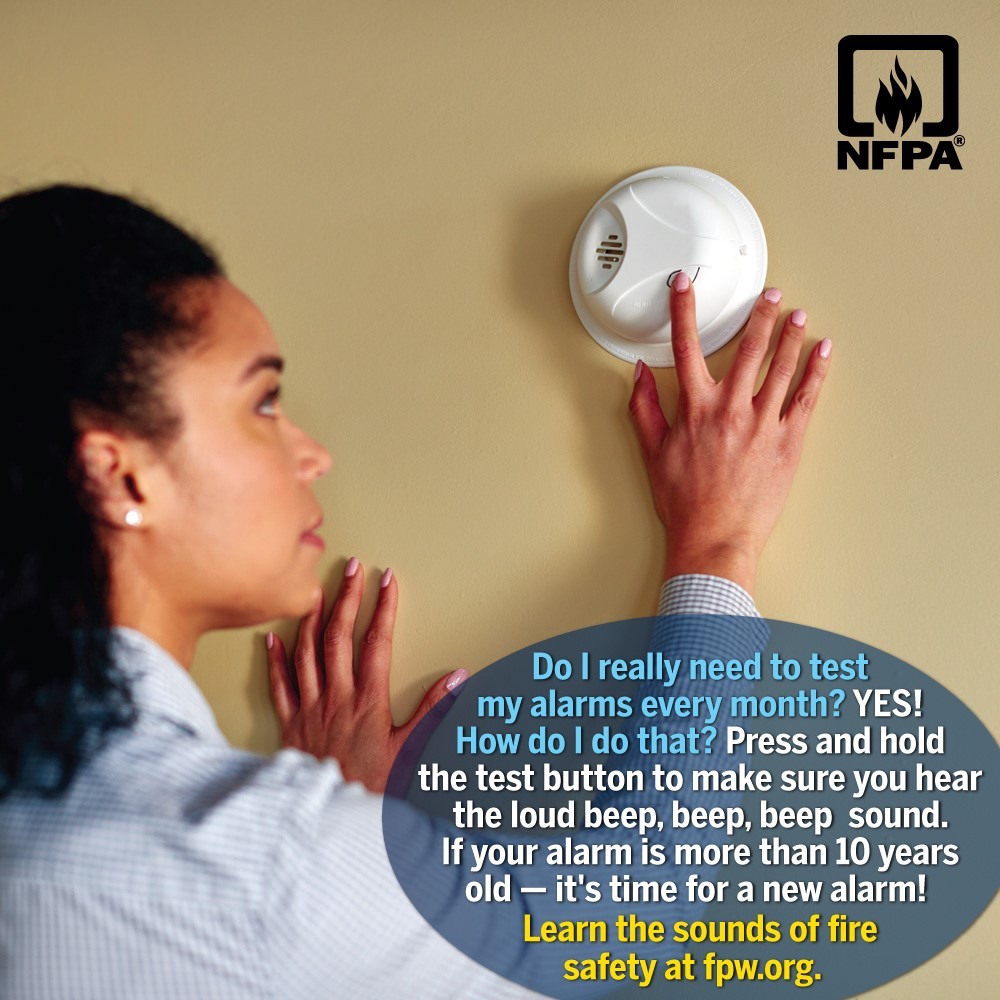 FdLowell's tweet photo. Have you tested your smoke detectors this month? #FPR #FirePrevention https://t.co/6hUoGX4oXv