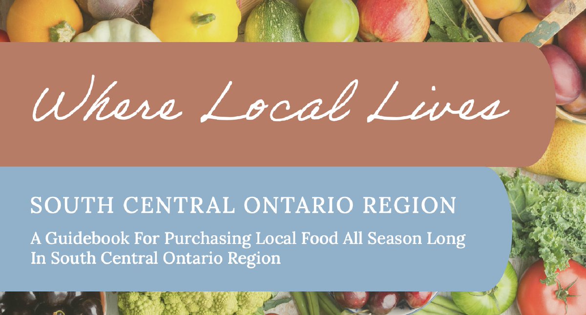 This #OntAgWeek, check out the Always in Season &amp; SCOR Region 'Where Local Lives' guidebook. This book offers guidance for purchasing local food all season long in the South Central Ontario Region. Be #OntAgProud &amp; support local farmers. Guidebook here 👉 bit.ly/3BkChAY