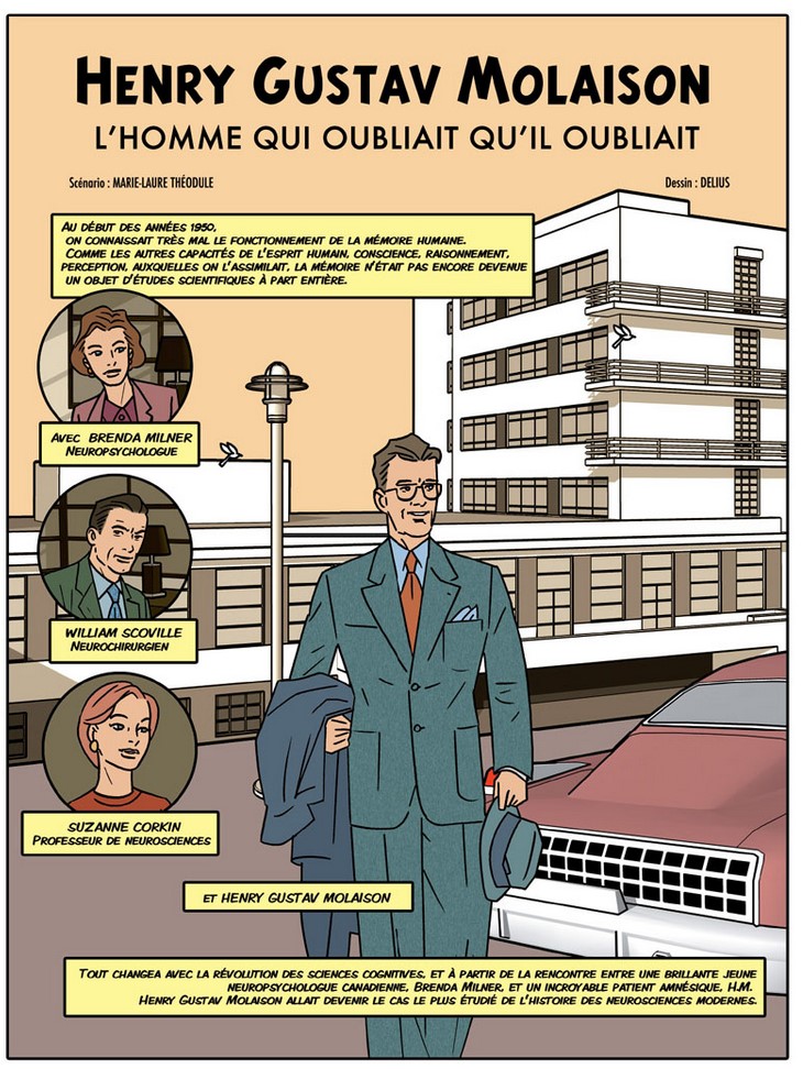 ObsB2Vmemoires's tweet photo. Henry Gustave Molaison ou l'homme qui oubliait qu'il oubliait. Découvrez son histoire dans la #BD de Marie-Laure Théodule et Delius. #Memorya
🔗 https://t.co/FSjiWtT2vA https://t.co/LnLhv8DMs0